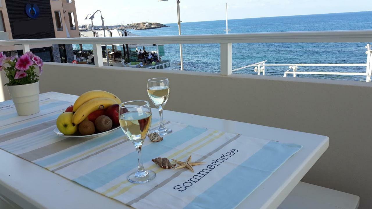 Amazing Beachfront Apartment In Hersonissos Exterior photo
